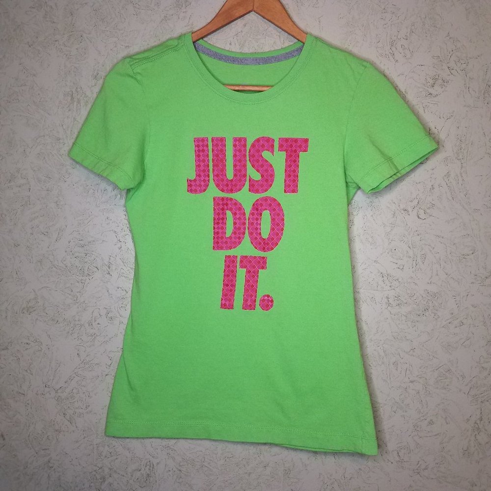 Lime Green "Just Do It" Nike Tee